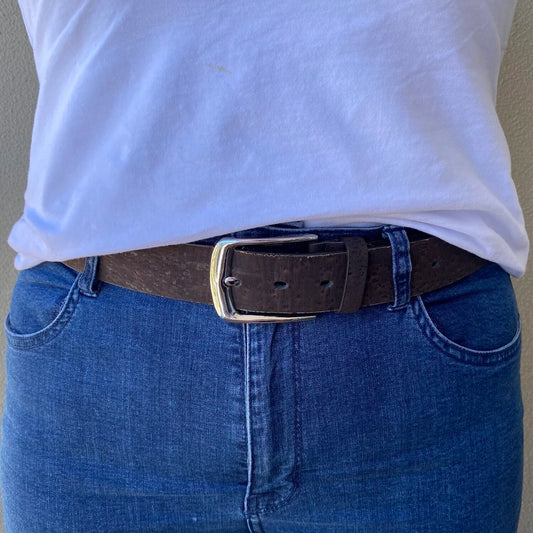 Cork Belt Dark Brown