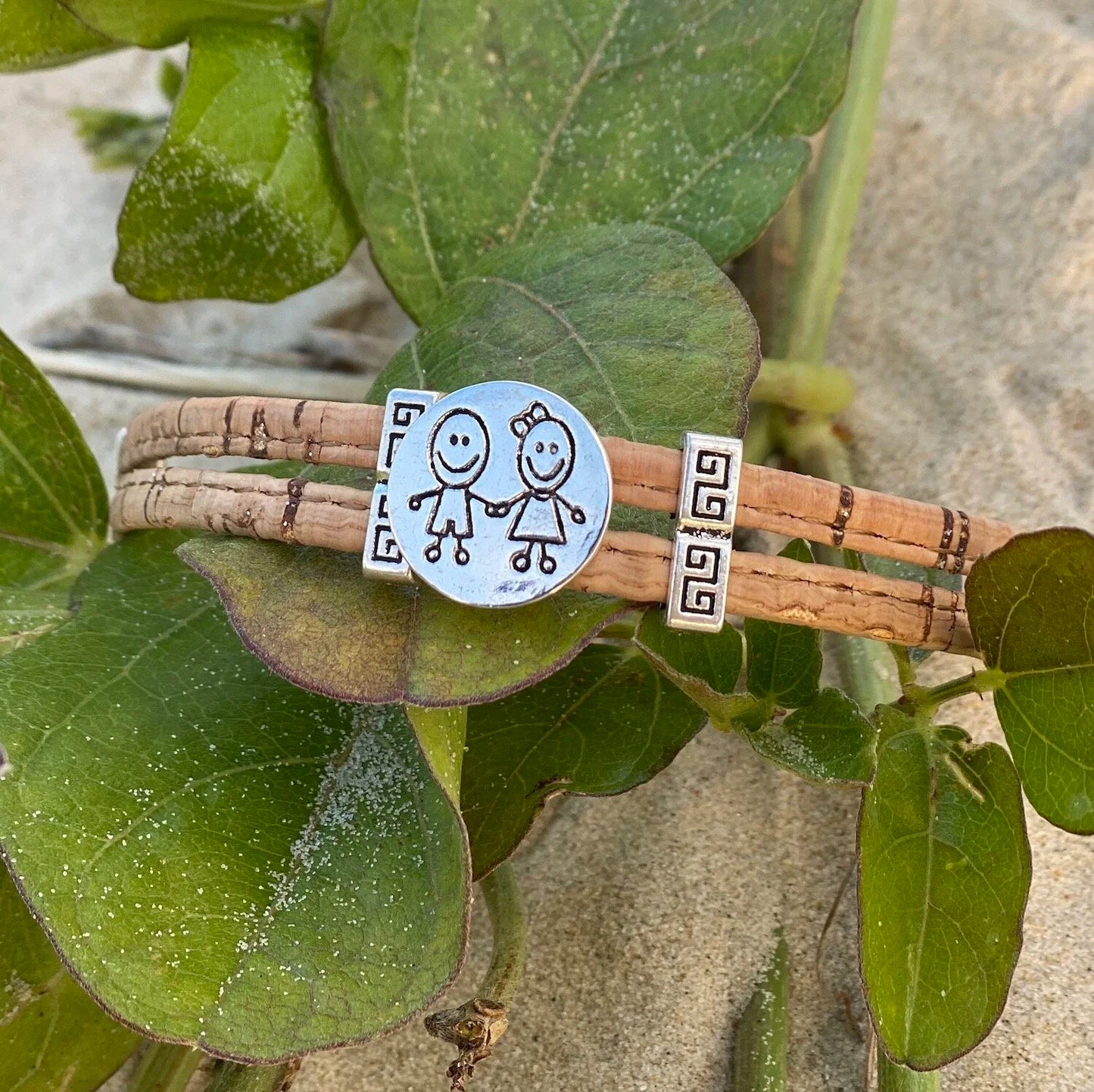 Cork friendship bracelet