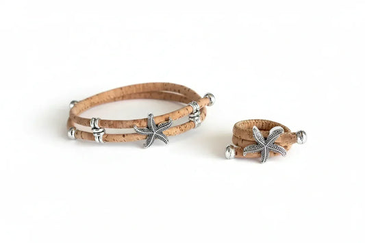 Handmade Cork Starfish Bracelet - The Cork Shop 