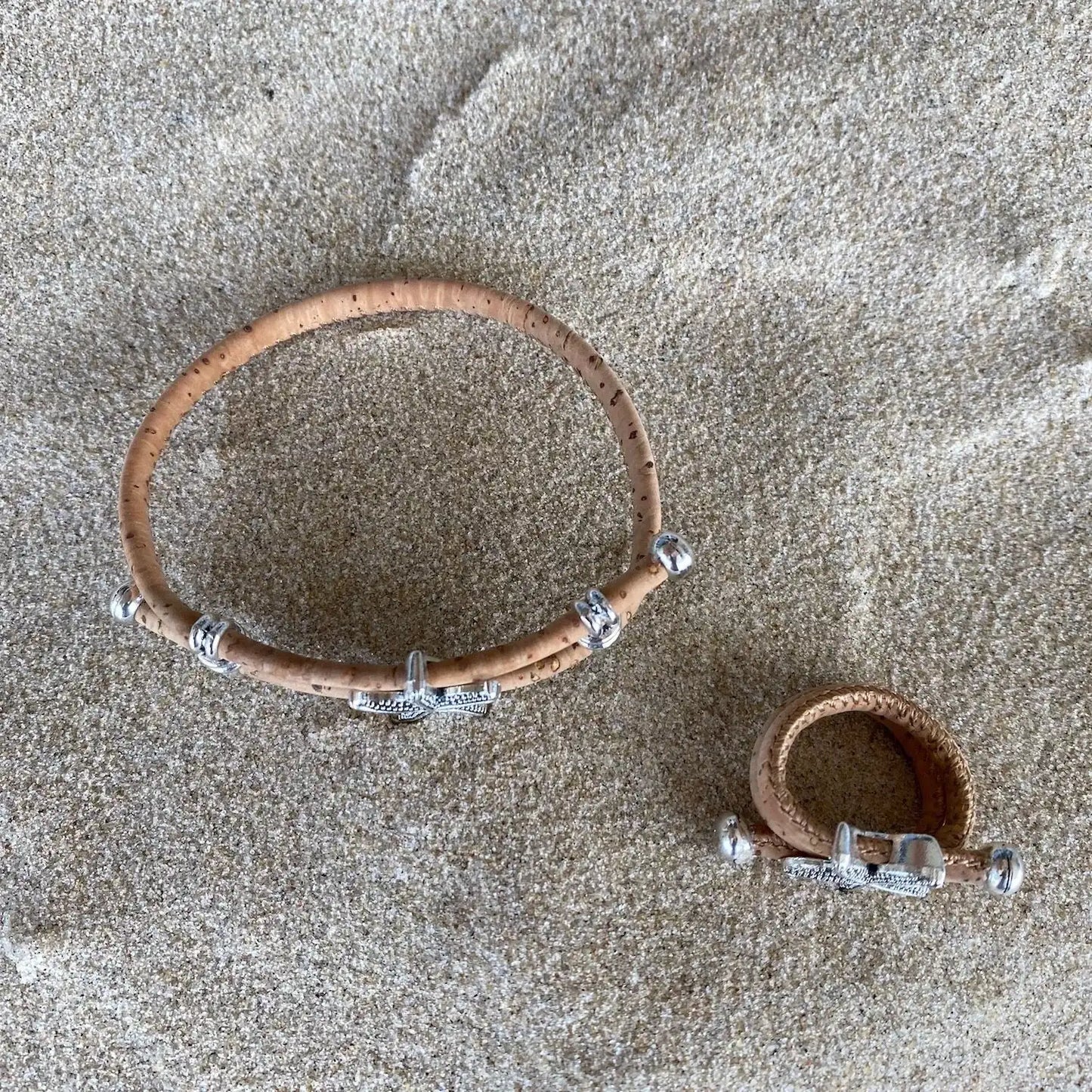 Handmade Cork Starfish Bracelet