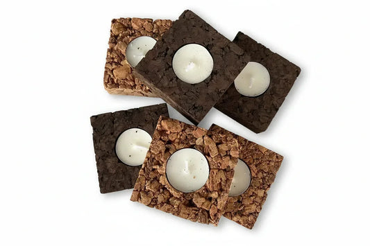 Natural Cork Tea-Light Holder - The Cork Shop 