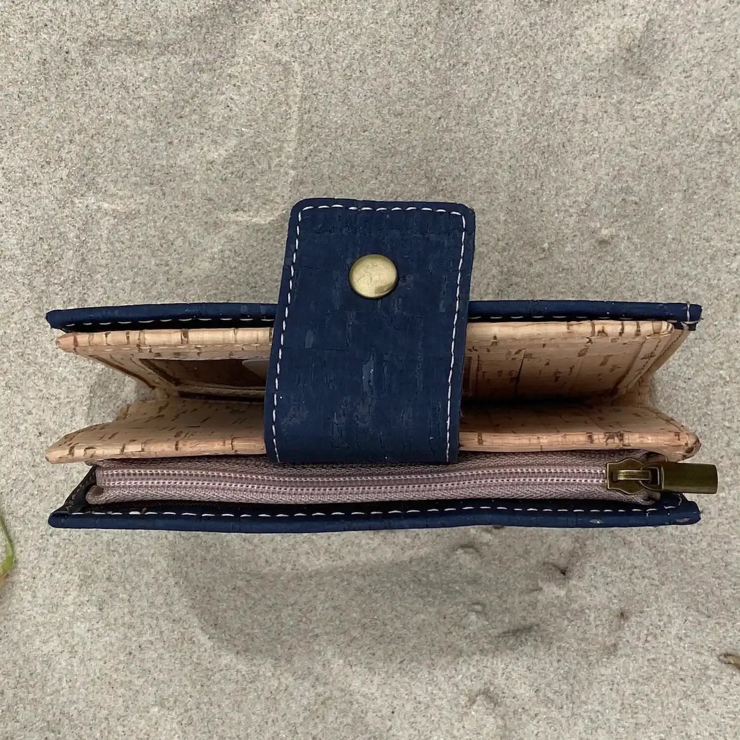 Natural Cork Wallet with Two ID Windows- Charli