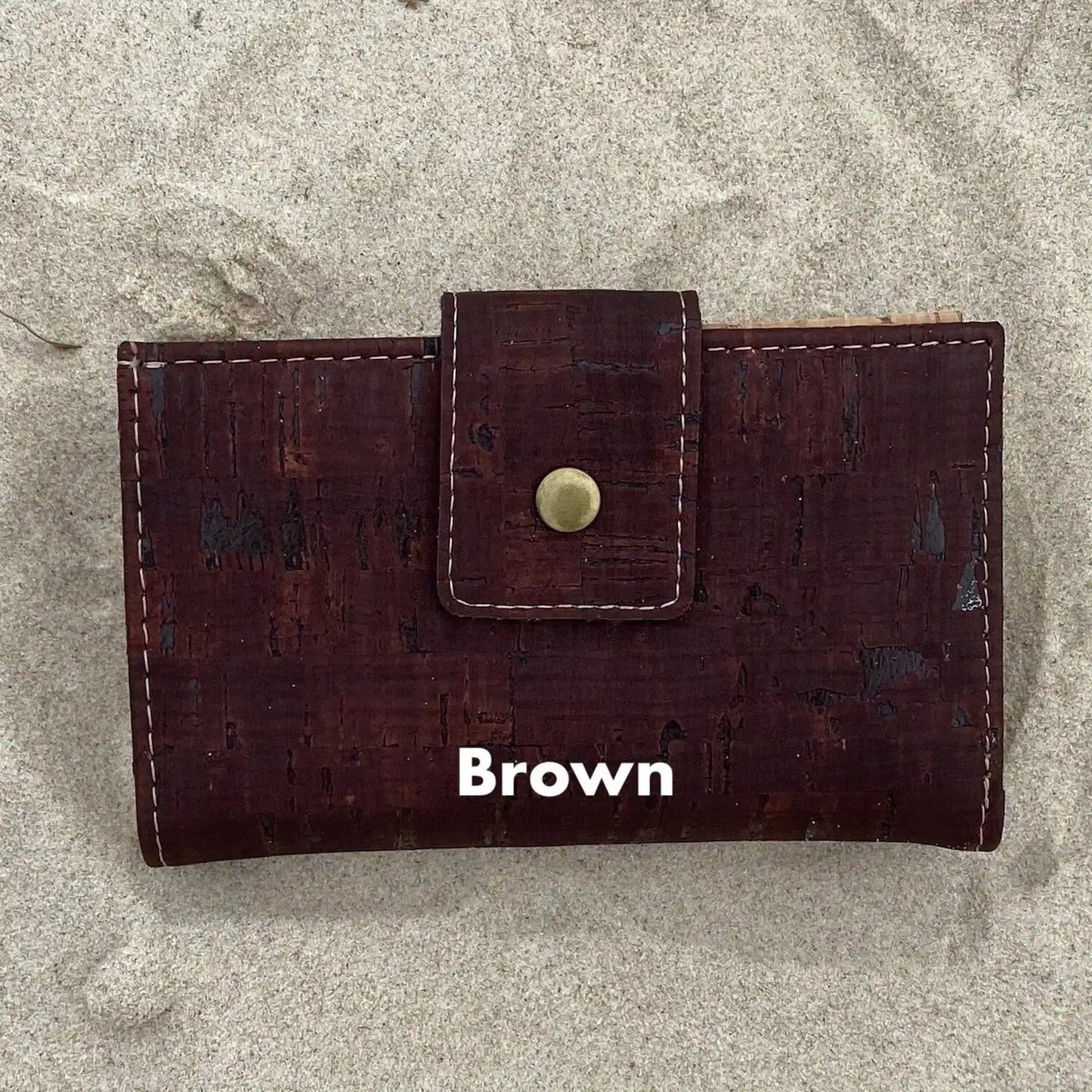 Natural Cork Wallet with Two ID Windows- Charli