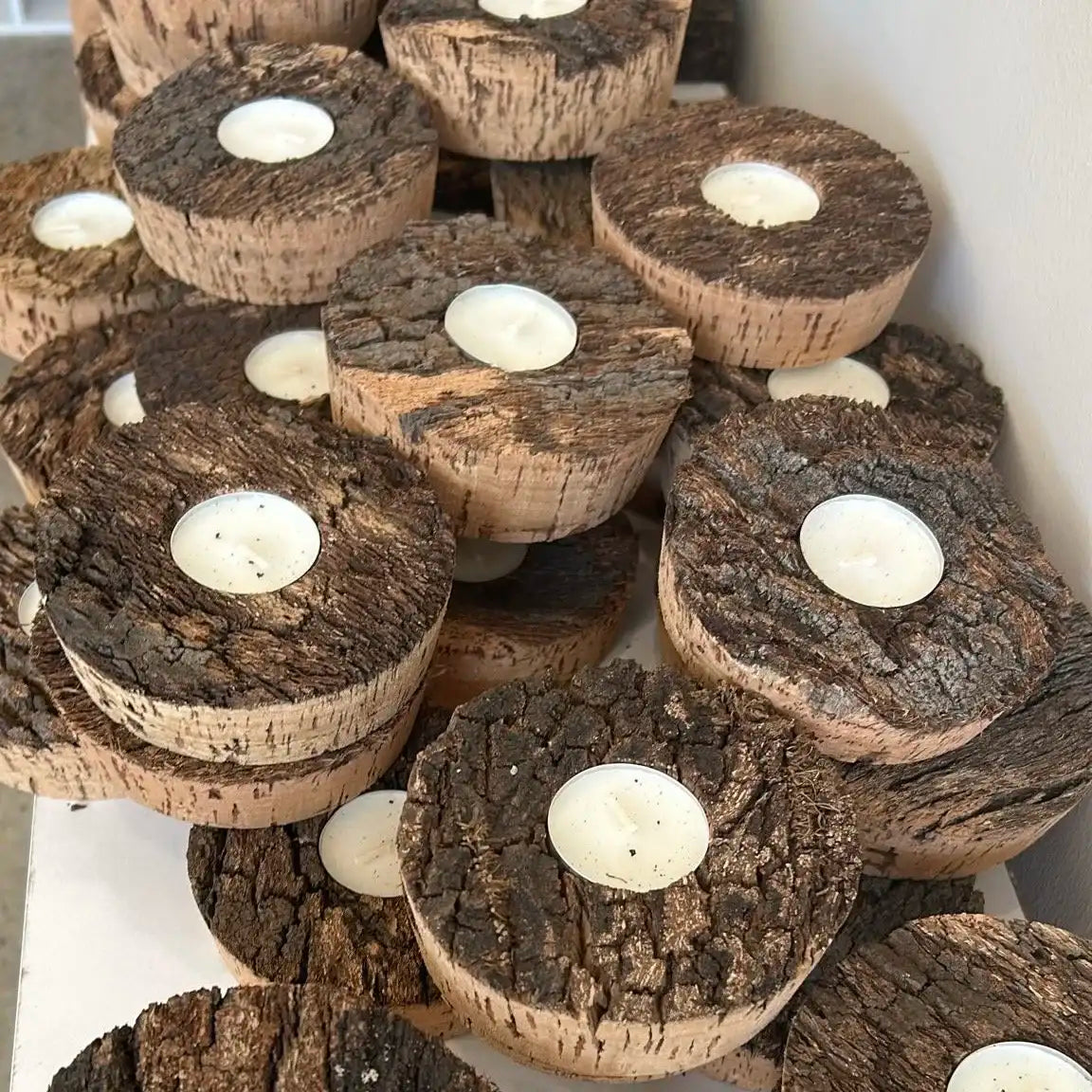 Virgin Cork Round Tea-lights