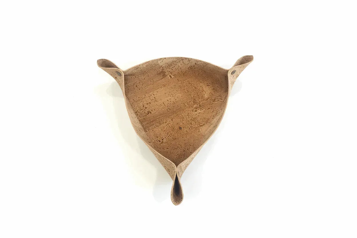 Folding Cork Triangle Organiser - The Cork Shop 