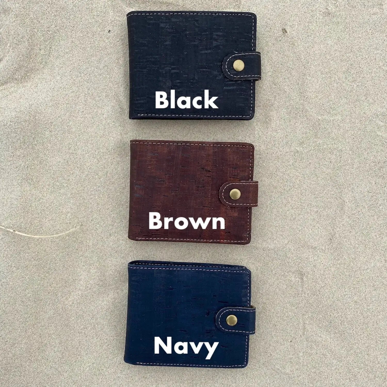 Mens Natural Cork Wallet - John