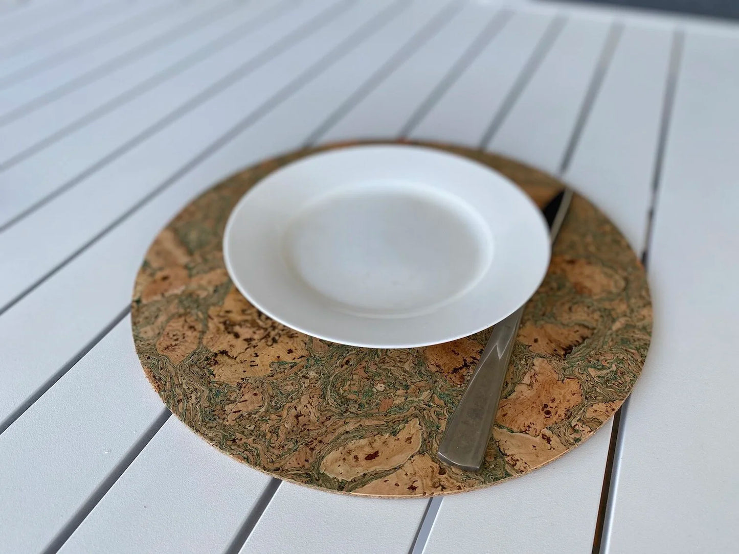 Natural Cork Placemat- Round