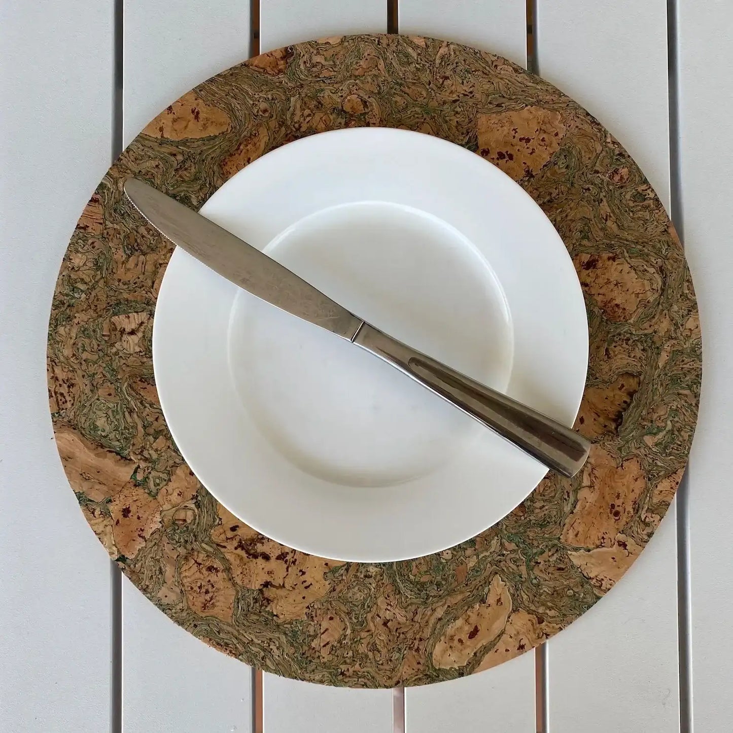 Natural Cork Placemat- Round