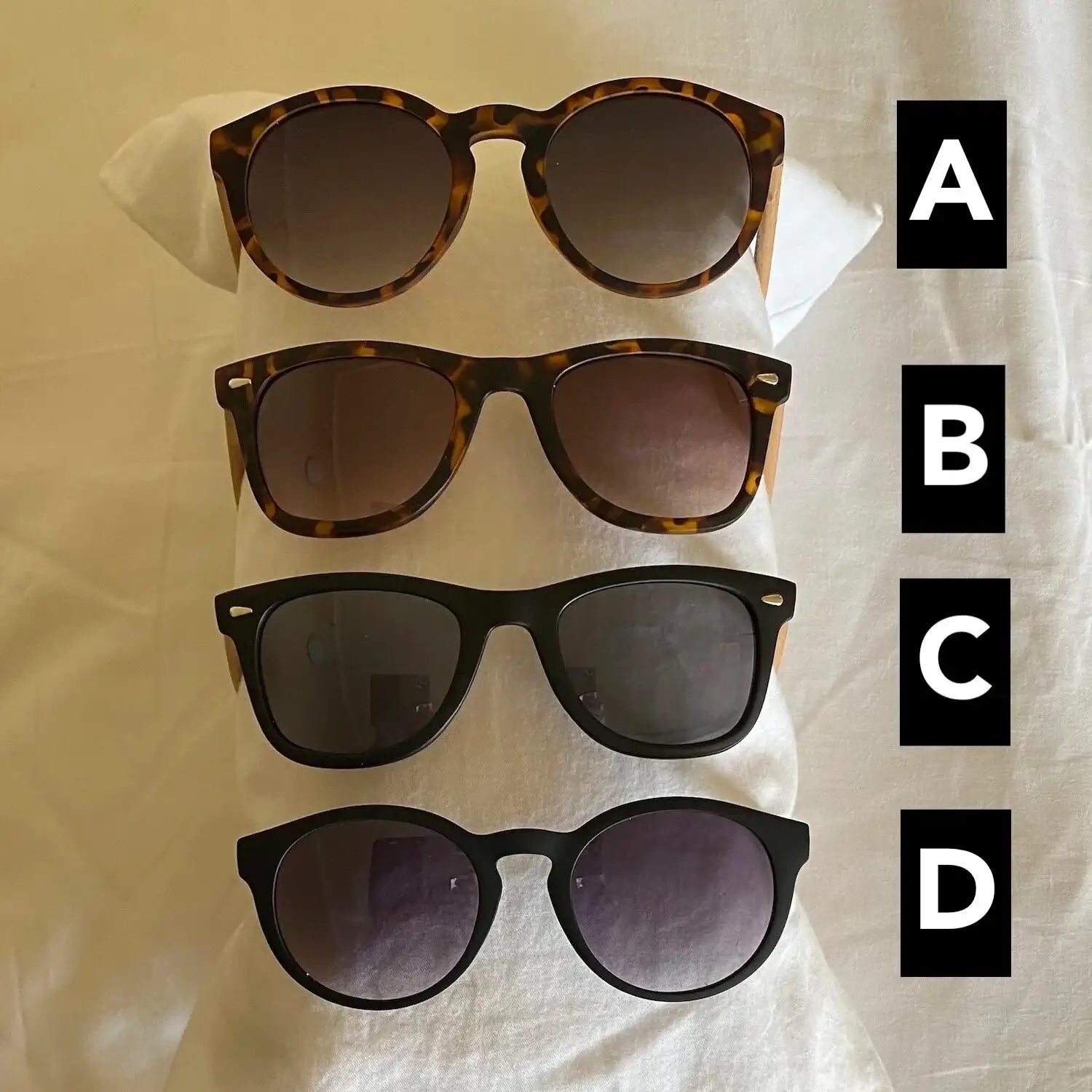 Cork Sunglasses- 4 Styles