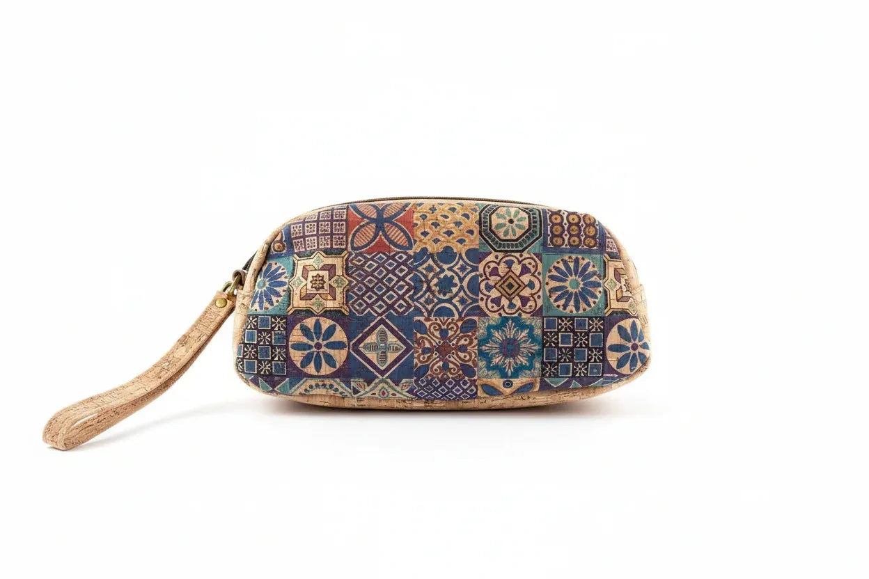 Natural Cork Case/Cosmetic bag- Tahlia - The Cork Shop 