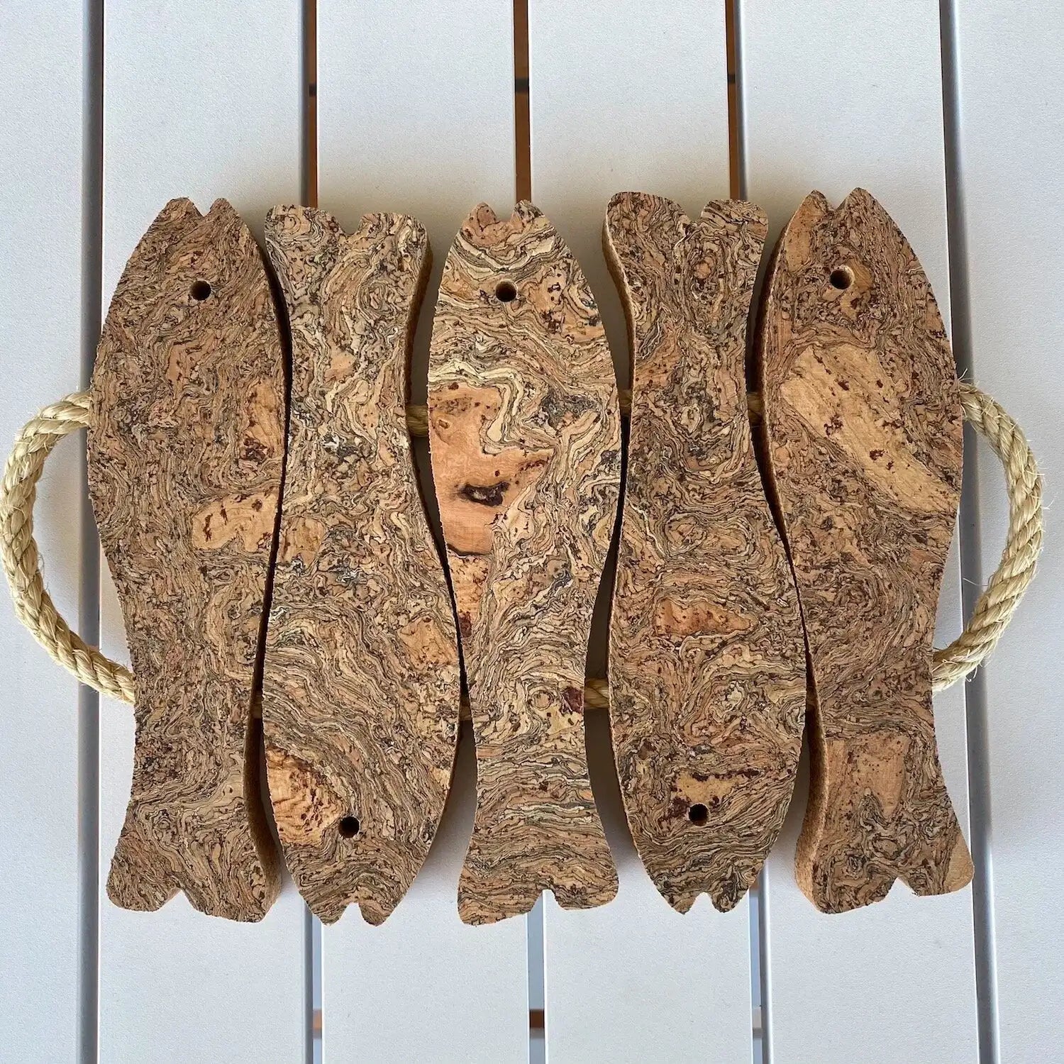 Cork and Rope Fish Trivet