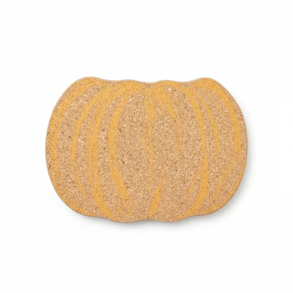 Natural Cork Pumpkin Trivet - Seasonal Kitchen Decor | Heat-Resistant - The Cork Shop 