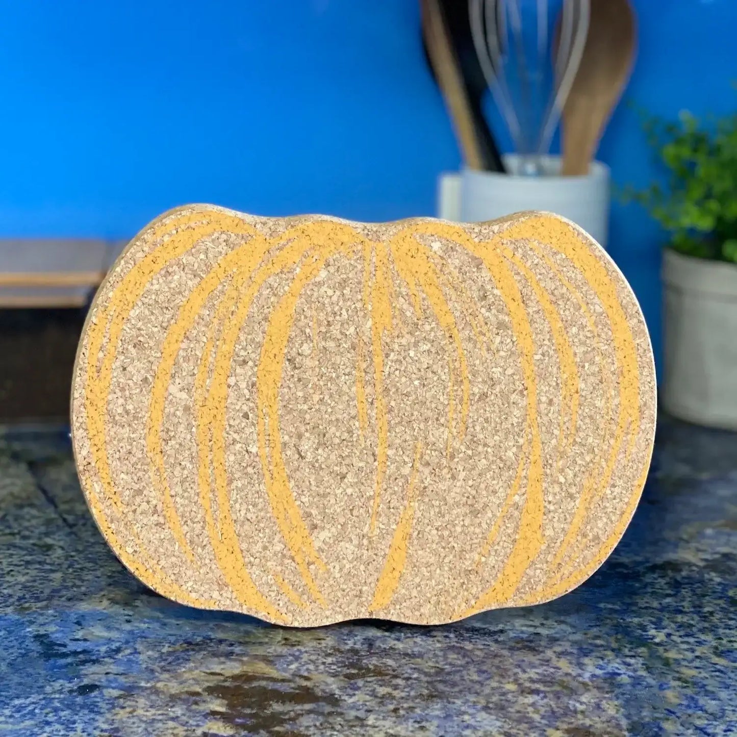 Natural Cork Pumpkin Trivet