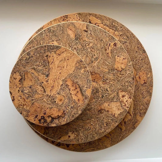 Unique Cork Round Trivet